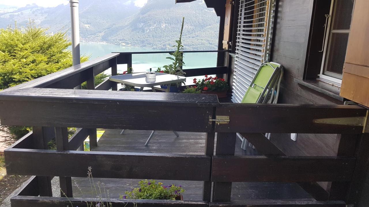 Traumhaftes Chalet mit Seesicht Krattigen Exterior foto